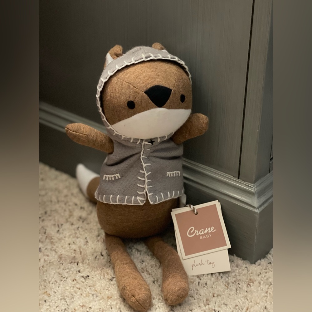 Crane Fox Baby Plush Toy